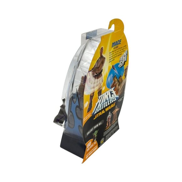 Star Wars Force Battlers Mace Windu Action Figure Jedi Weapon Toy Collectible - Picture 5 of 8